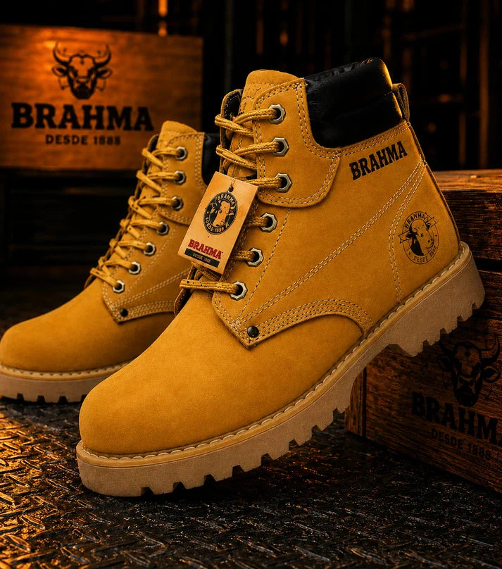 BOTA BRAHMA CLASICA CUERO + CAJA