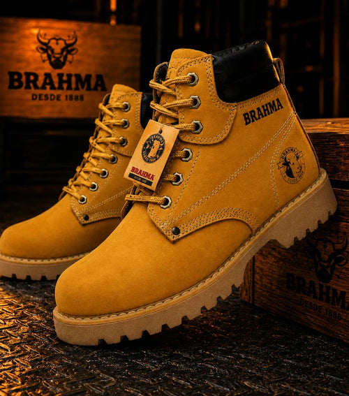 BOTA BRAHMA CLASICA CUERO + CAJA