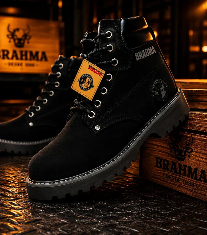BOTA BRAHMA CLASICA CUERO + CAJA