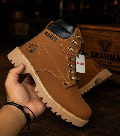 BOTA BRAHMA CLASICA CUERO + CAJA